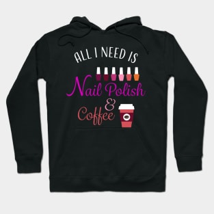 Nail Polish Tech Beautician Hoodie